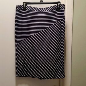 Banana Republic Black stripe skirt